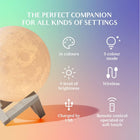 16-Color Lamp With Stand And Remote, Moon Lamp, LED Night Light With Dock, Creative Moon Light Uniq