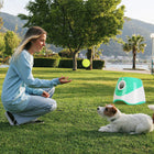 1Pc Automatic Dog Ball Launcher Toy Included 6 Tennis Balls Dog With 3 Adjustable Launch Distance Interactive Ball Thrower Fetch Machine For Small Medium Dogs